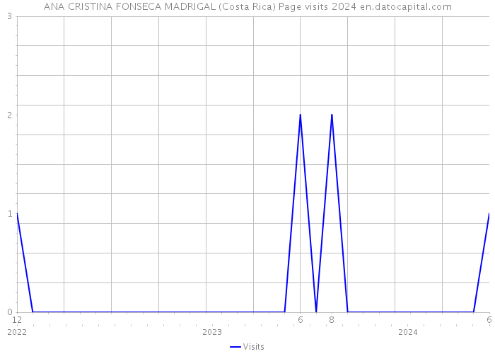 ANA CRISTINA FONSECA MADRIGAL (Costa Rica) Page visits 2024 