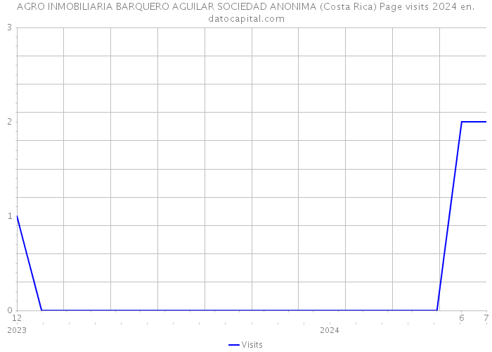 AGRO INMOBILIARIA BARQUERO AGUILAR SOCIEDAD ANONIMA (Costa Rica) Page visits 2024 
