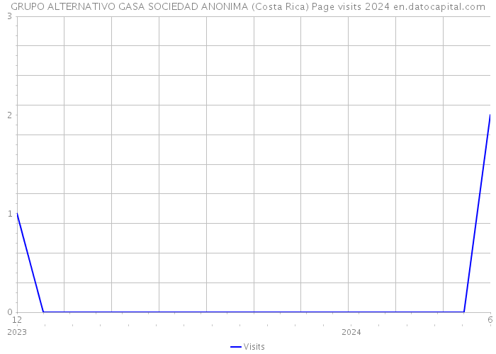 GRUPO ALTERNATIVO GASA SOCIEDAD ANONIMA (Costa Rica) Page visits 2024 