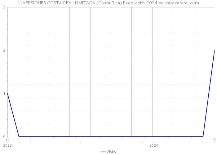 INVERSIONES COSTA REAL LIMITADA (Costa Rica) Page visits 2024 