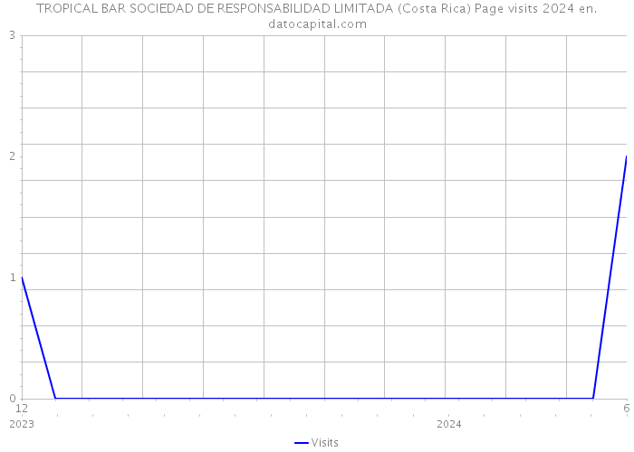 TROPICAL BAR SOCIEDAD DE RESPONSABILIDAD LIMITADA (Costa Rica) Page visits 2024 