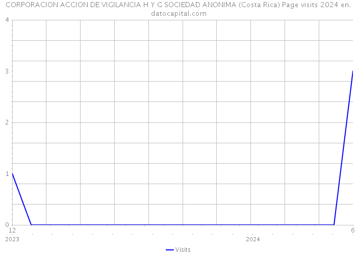 CORPORACION ACCION DE VIGILANCIA H Y G SOCIEDAD ANONIMA (Costa Rica) Page visits 2024 