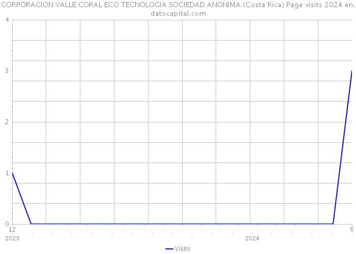 CORPORACION VALLE CORAL ECO TECNOLOGIA SOCIEDAD ANONIMA (Costa Rica) Page visits 2024 
