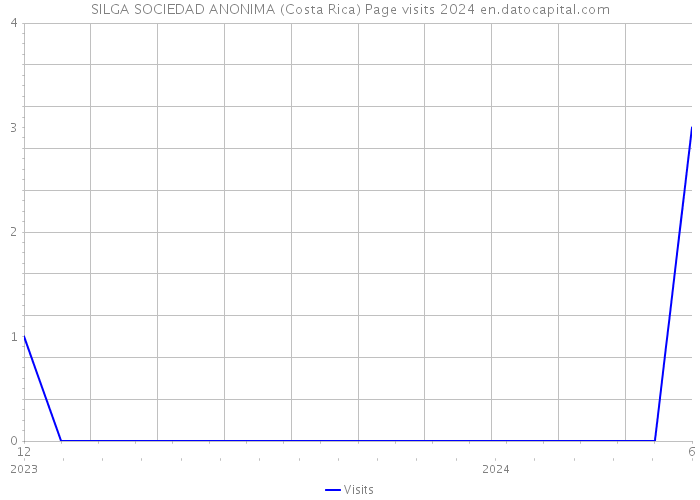 SILGA SOCIEDAD ANONIMA (Costa Rica) Page visits 2024 