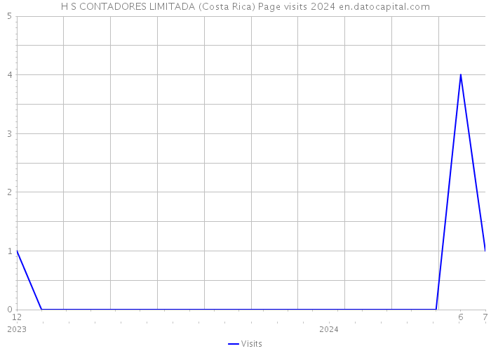 H S CONTADORES LIMITADA (Costa Rica) Page visits 2024 