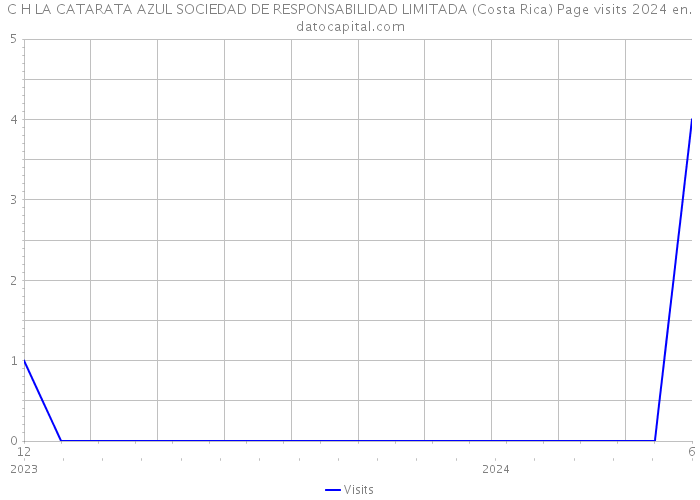 C H LA CATARATA AZUL SOCIEDAD DE RESPONSABILIDAD LIMITADA (Costa Rica) Page visits 2024 
