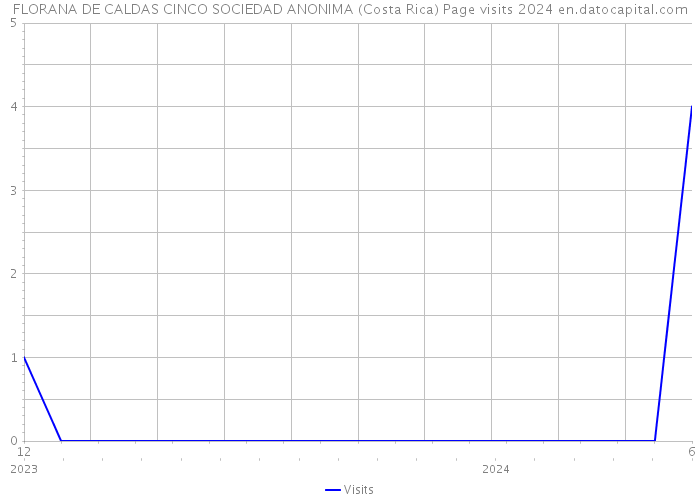 FLORANA DE CALDAS CINCO SOCIEDAD ANONIMA (Costa Rica) Page visits 2024 