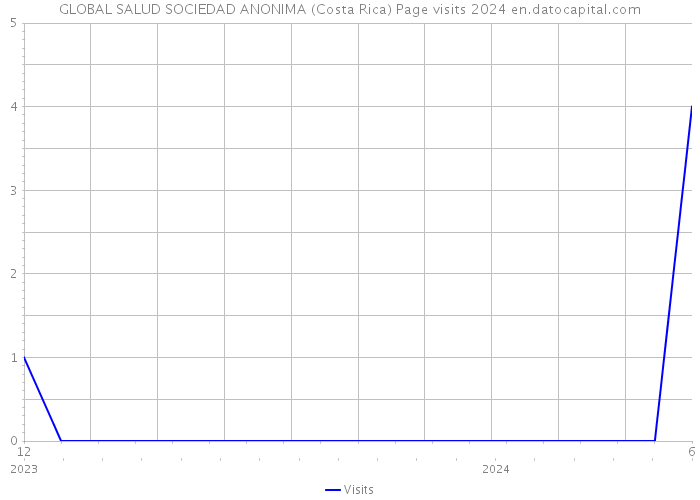 GLOBAL SALUD SOCIEDAD ANONIMA (Costa Rica) Page visits 2024 