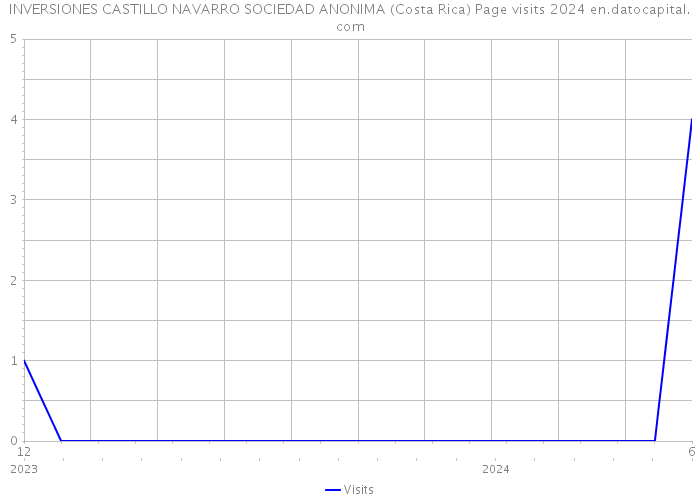 INVERSIONES CASTILLO NAVARRO SOCIEDAD ANONIMA (Costa Rica) Page visits 2024 