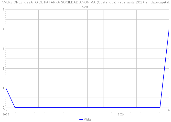 INVERSIONES RIZZATO DE PATARRA SOCIEDAD ANONIMA (Costa Rica) Page visits 2024 