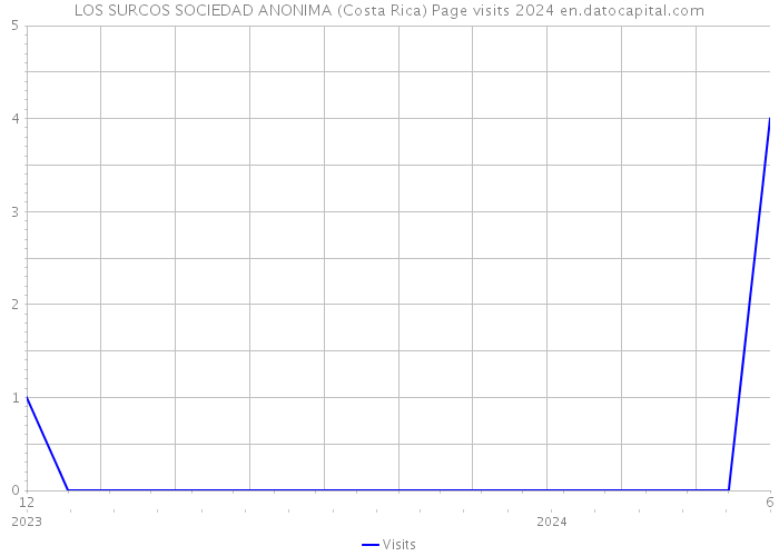 LOS SURCOS SOCIEDAD ANONIMA (Costa Rica) Page visits 2024 