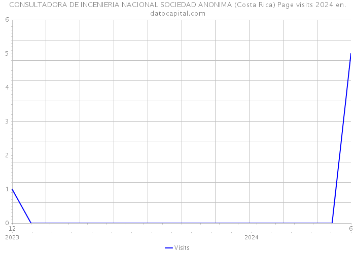 CONSULTADORA DE INGENIERIA NACIONAL SOCIEDAD ANONIMA (Costa Rica) Page visits 2024 