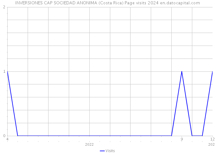 INVERSIONES CAP SOCIEDAD ANONIMA (Costa Rica) Page visits 2024 