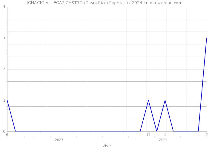 IGNACIO VILLEGAS CASTRO (Costa Rica) Page visits 2024 