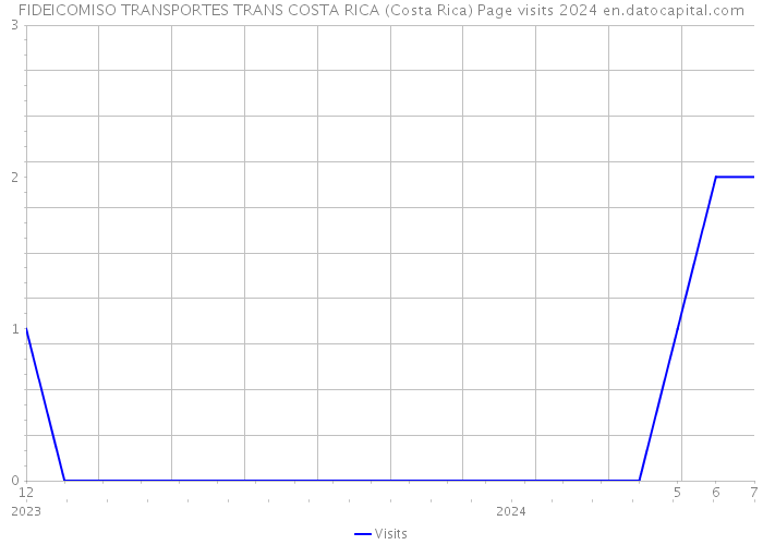 FIDEICOMISO TRANSPORTES TRANS COSTA RICA (Costa Rica) Page visits 2024 