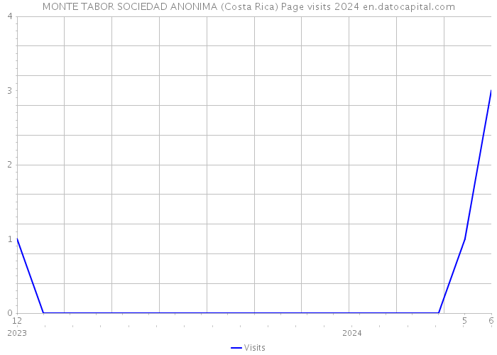 MONTE TABOR SOCIEDAD ANONIMA (Costa Rica) Page visits 2024 