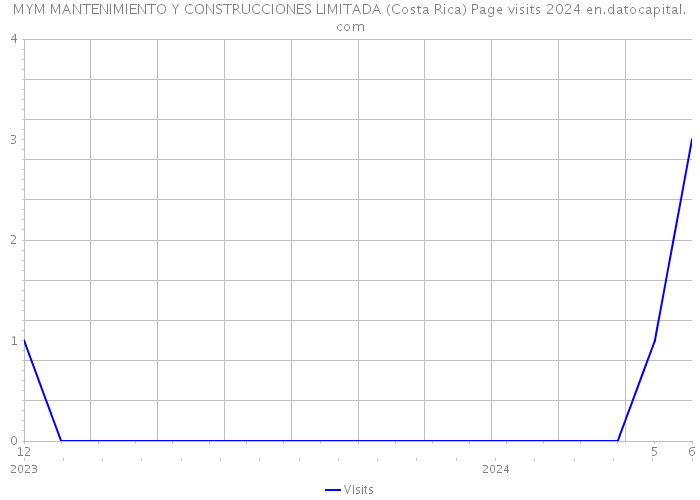 MYM MANTENIMIENTO Y CONSTRUCCIONES LIMITADA (Costa Rica) Page visits 2024 