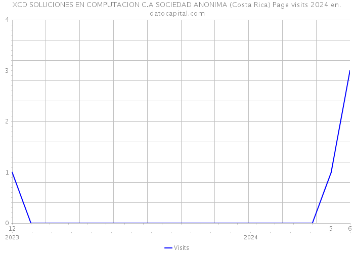 XCD SOLUCIONES EN COMPUTACION C.A SOCIEDAD ANONIMA (Costa Rica) Page visits 2024 