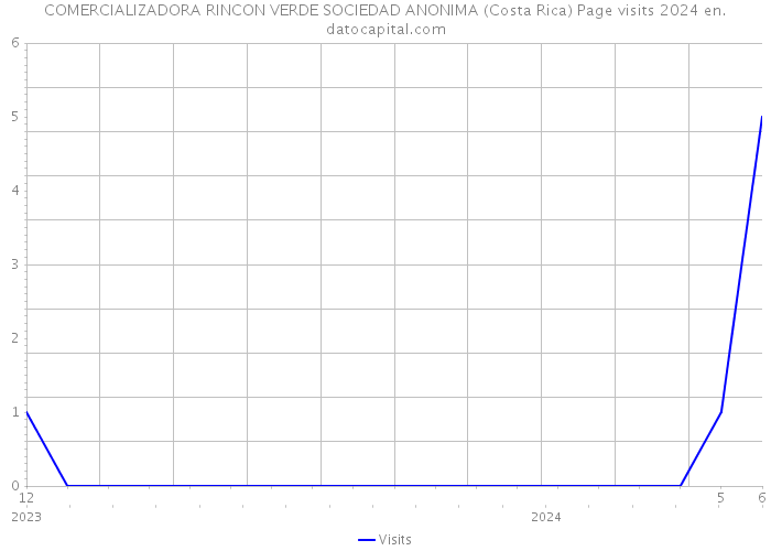 COMERCIALIZADORA RINCON VERDE SOCIEDAD ANONIMA (Costa Rica) Page visits 2024 