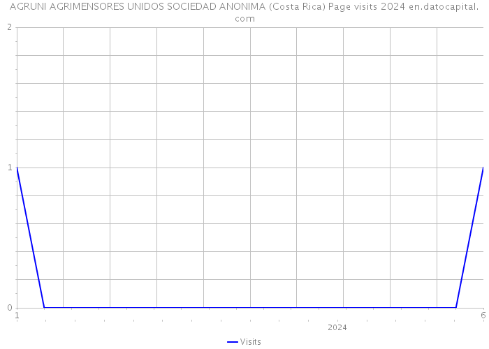 AGRUNI AGRIMENSORES UNIDOS SOCIEDAD ANONIMA (Costa Rica) Page visits 2024 
