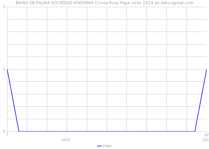BAHIA DE PALMA SOCIEDAD ANONIMA (Costa Rica) Page visits 2024 