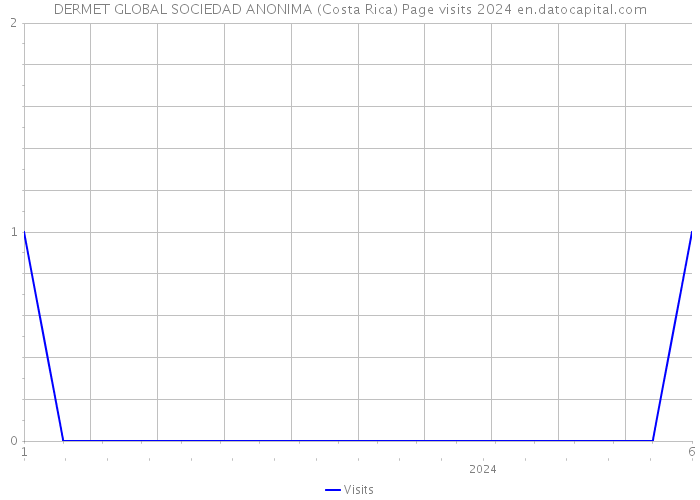 DERMET GLOBAL SOCIEDAD ANONIMA (Costa Rica) Page visits 2024 