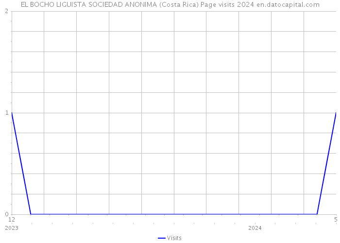 EL BOCHO LIGUISTA SOCIEDAD ANONIMA (Costa Rica) Page visits 2024 