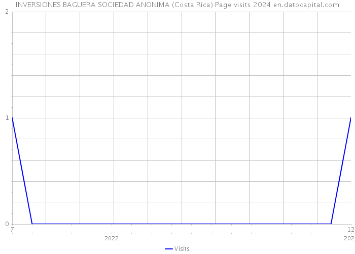 INVERSIONES BAGUERA SOCIEDAD ANONIMA (Costa Rica) Page visits 2024 