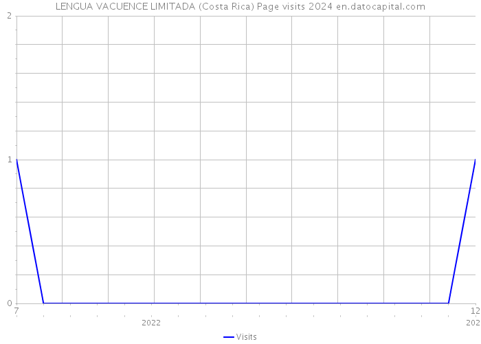 LENGUA VACUENCE LIMITADA (Costa Rica) Page visits 2024 
