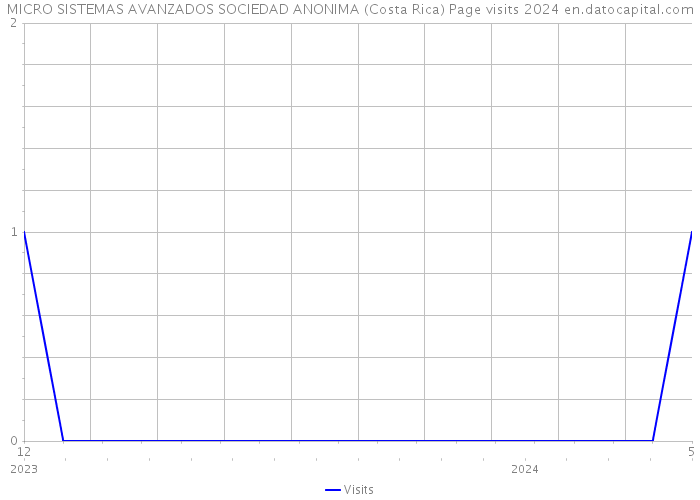 MICRO SISTEMAS AVANZADOS SOCIEDAD ANONIMA (Costa Rica) Page visits 2024 