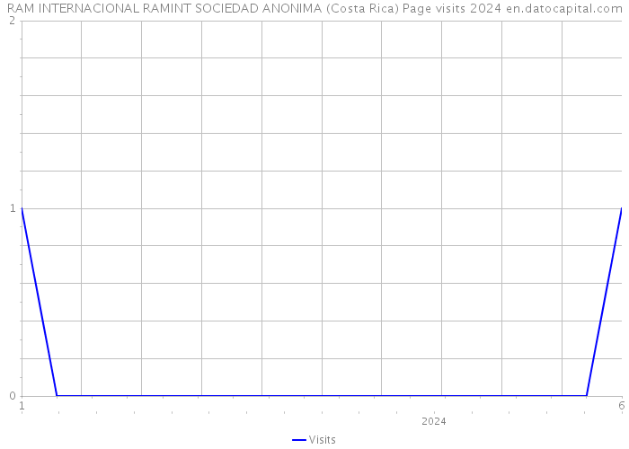 RAM INTERNACIONAL RAMINT SOCIEDAD ANONIMA (Costa Rica) Page visits 2024 