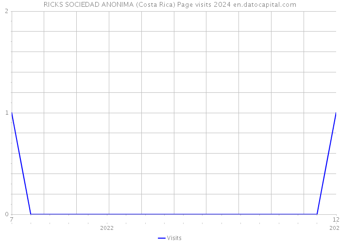 RICKS SOCIEDAD ANONIMA (Costa Rica) Page visits 2024 