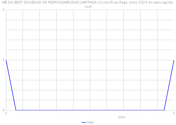 WE DA BEST SOCIEDAD DE RESPONSABILIDAD LIMITADA (Costa Rica) Page visits 2024 