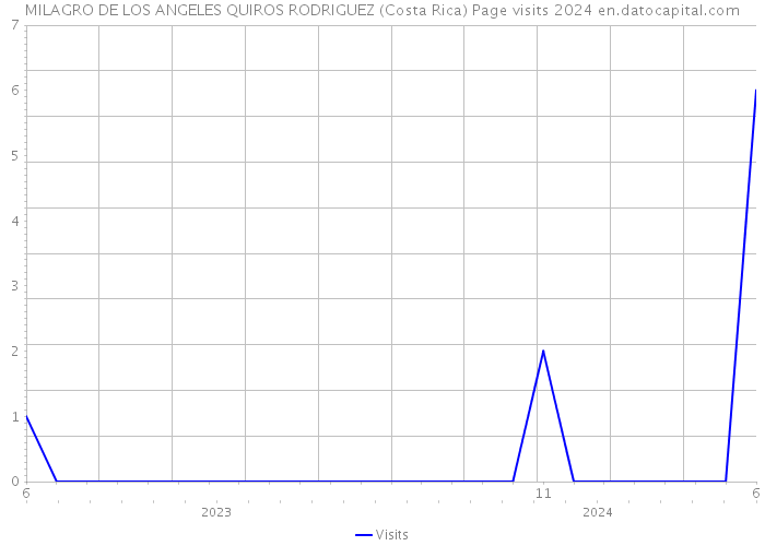 MILAGRO DE LOS ANGELES QUIROS RODRIGUEZ (Costa Rica) Page visits 2024 