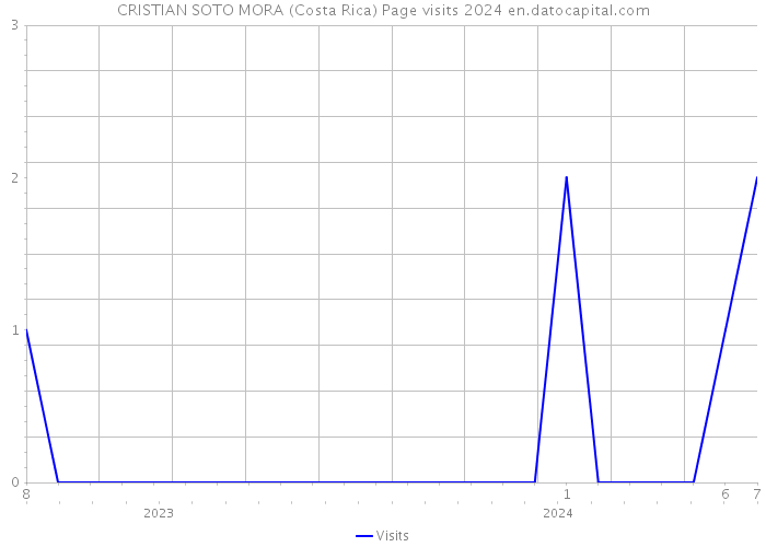CRISTIAN SOTO MORA (Costa Rica) Page visits 2024 