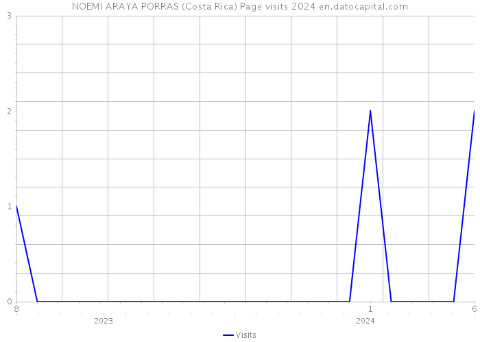 NOEMI ARAYA PORRAS (Costa Rica) Page visits 2024 