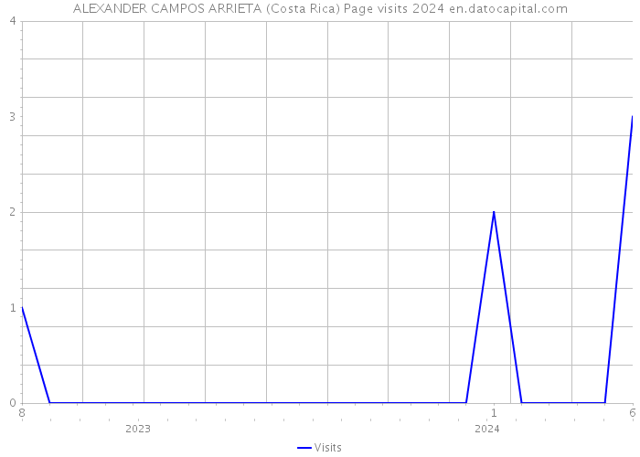 ALEXANDER CAMPOS ARRIETA (Costa Rica) Page visits 2024 