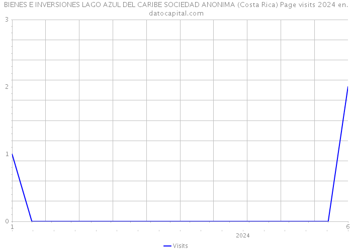 BIENES E INVERSIONES LAGO AZUL DEL CARIBE SOCIEDAD ANONIMA (Costa Rica) Page visits 2024 
