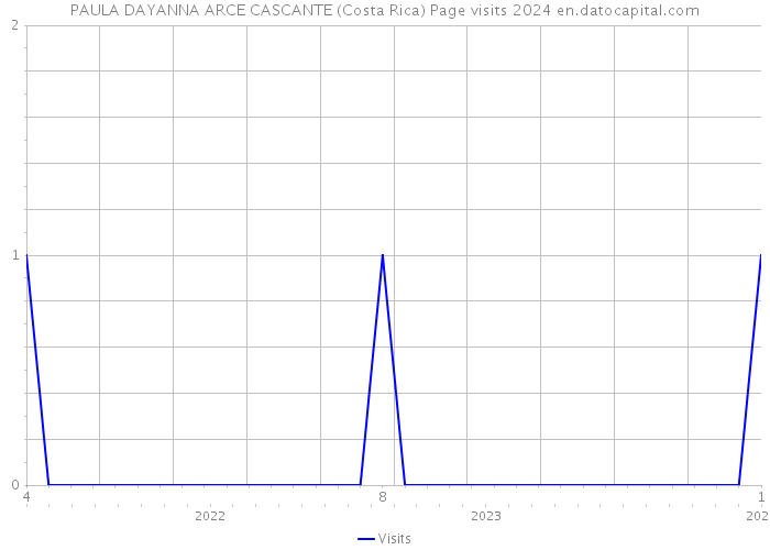 PAULA DAYANNA ARCE CASCANTE (Costa Rica) Page visits 2024 