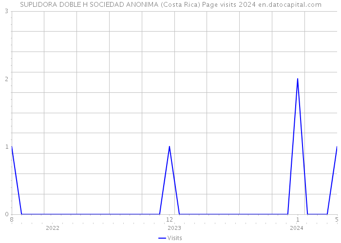 SUPLIDORA DOBLE H SOCIEDAD ANONIMA (Costa Rica) Page visits 2024 