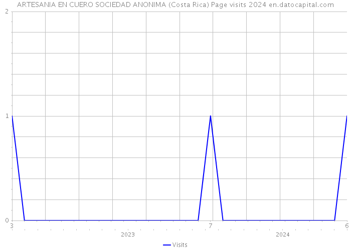 ARTESANIA EN CUERO SOCIEDAD ANONIMA (Costa Rica) Page visits 2024 