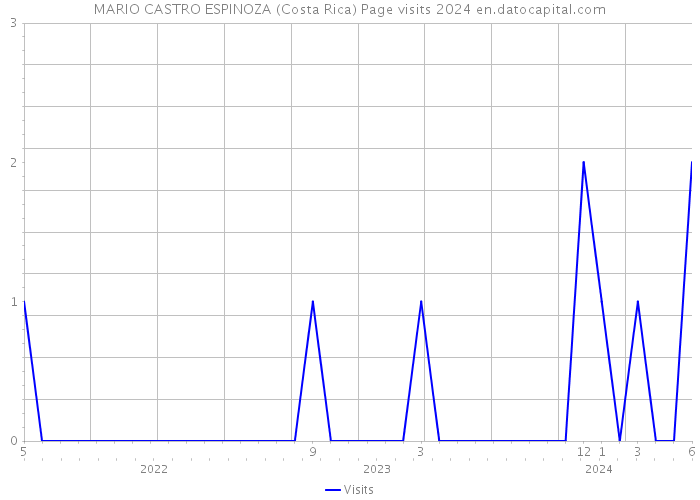 MARIO CASTRO ESPINOZA (Costa Rica) Page visits 2024 