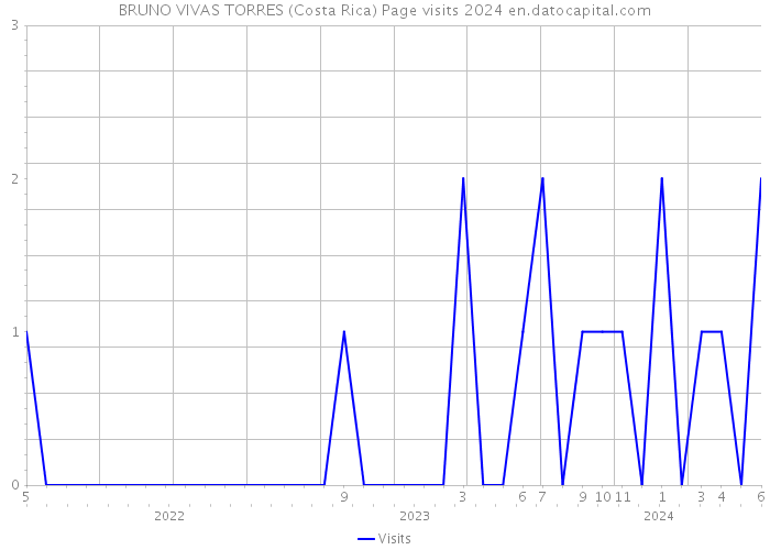 BRUNO VIVAS TORRES (Costa Rica) Page visits 2024 
