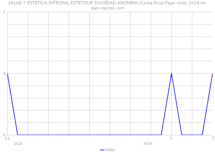 SALUD Y ESTETICA INTEGRAL ESTETISUR SOCIEDAD ANONIMA (Costa Rica) Page visits 2024 