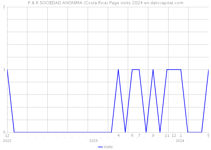 P & R SOCIEDAD ANONIMA (Costa Rica) Page visits 2024 