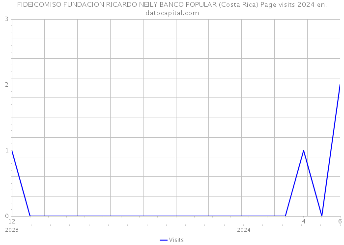 FIDEICOMISO FUNDACION RICARDO NEILY BANCO POPULAR (Costa Rica) Page visits 2024 
