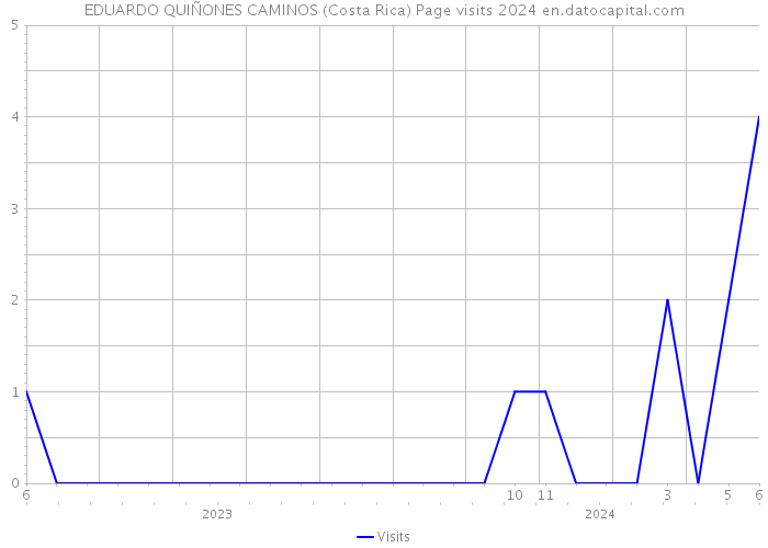 EDUARDO QUIÑONES CAMINOS (Costa Rica) Page visits 2024 