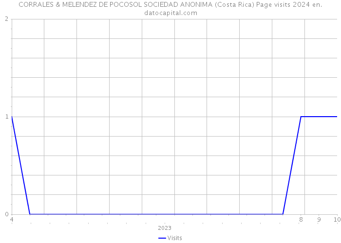 CORRALES & MELENDEZ DE POCOSOL SOCIEDAD ANONIMA (Costa Rica) Page visits 2024 