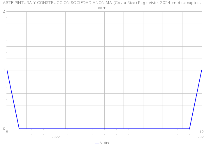 ARTE PINTURA Y CONSTRUCCION SOCIEDAD ANONIMA (Costa Rica) Page visits 2024 