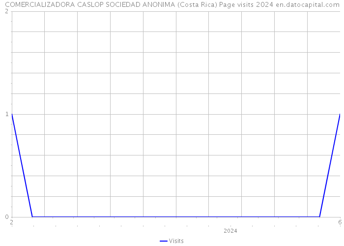 COMERCIALIZADORA CASLOP SOCIEDAD ANONIMA (Costa Rica) Page visits 2024 